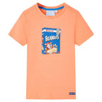 VidaXL Kindershirt met korte mouwen 92 neonoranje