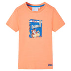 VidaXL Kindershirt met korte mouwen 104 neonoranje
