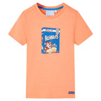 VidaXL Kindershirt met korte mouwen 116 neonoranje