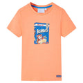 VidaXL Kindershirt met korte mouwen 128 neonoranje