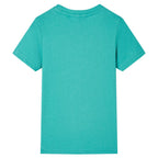 VidaXL Kindershirt met korte mouwen 92 donkermintkleurig