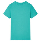 VidaXL Kindershirt met korte mouwen 104 donkermintkleurig