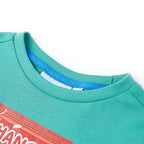 VidaXL Kindershirt met korte mouwen 128 donkermintkleurig