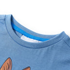 VidaXL Kindershirt met korte mouwen 116 middenblauw