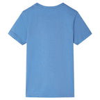 VidaXL Kindershirt met korte mouwen 140 middenblauw