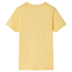 VidaXL Kindershirt met korte mouwen 92 geel