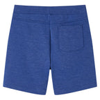 Vidaxl kindershorts met trekkoord 128 gemêleerd blauw