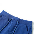 Vidaxl kindershorts met trekkoord 128 gemêleerd blauw