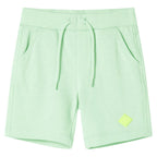 VidaXL Kindershorts met trekkoord 140 felgroen