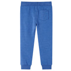 VidaXL Kinderjoggingbroek 92 gemêleerd blauw