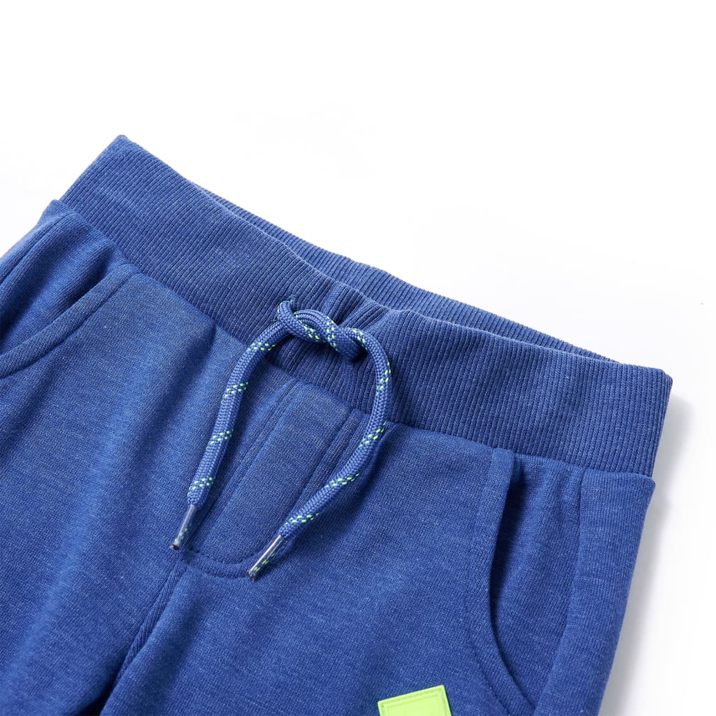 Vidaxl kinderjoggingbroek 128 gemêleerd blauw