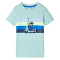 VidaXL Kindershirt 128 lichtmint