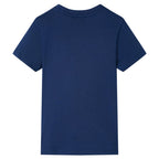 VidaXL Kindershirt met korte mouwen 104 donkerblauw