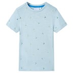 Vidaxl kindershirt 116 lichtblauw