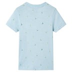 Vidaxl kindershirt 116 lichtblauw