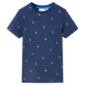 Vidaxl kindershirt 92 donkerblauw