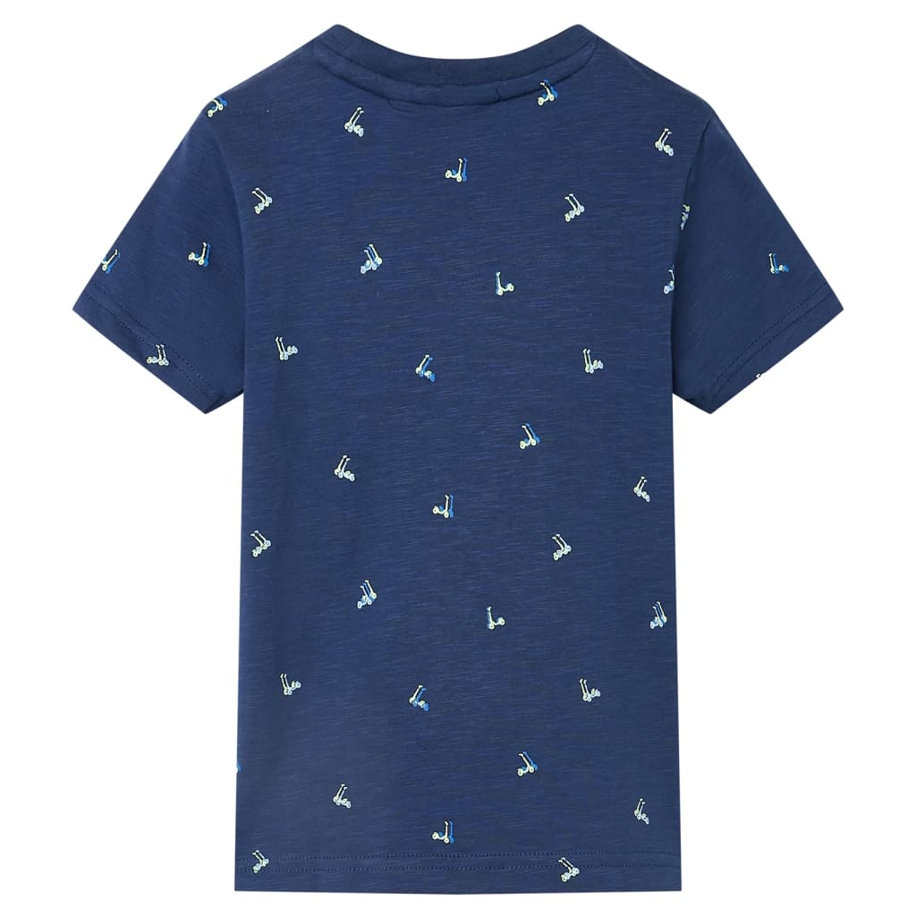 Vidaxl kindershirt 92 donkerblauw
