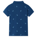 Vidaxl kinderpoloshirt 116 donkerblauw