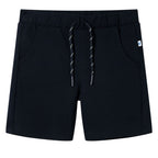 Vidaxl kindershorts met trekkoord 92 marineblauw