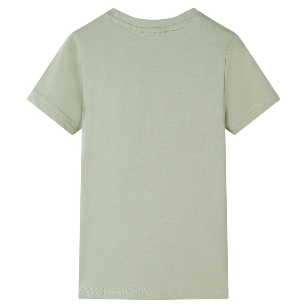 Vidaxl kindershirt met korte mouwen 92 lichtkakikleurig