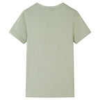 Vidaxl kindershirt met korte mouwen 92 lichtkakikleurig