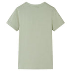 Vidaxl kindershirt met korte mouwen 116 lichtkakikleurig