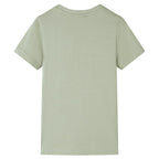 Vidaxl kindershirt met korte mouwen 128 lichtkakikleurig