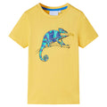 VidaXL Kindershirt met korte mouwen 92 lichtokerkleurig