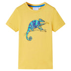 VidaXL Kindershirt met korte mouwen 92 lichtokerkleurig