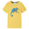 Vidaxl kindershirt met korte mouwen 104 lichtokerkleurig