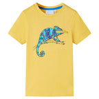 Vidaxl kindershirt met korte mouwen 104 lichtokerkleurig