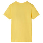 Vidaxl kindershirt met korte mouwen 128 lichtokerkleurig