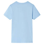 VidaXL Kindershirt met korte mouwen 92 lichtblauw