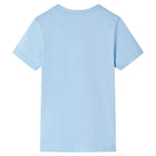 Vidaxl kindershirt met korte mouwen 104 lichtblauw
