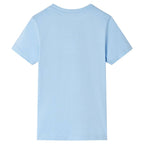Vidaxl kindershirt met korte mouwen 128 lichtblauw