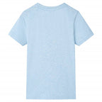 Vidaxl kindershirt 104 gemêleerd zachtblauw