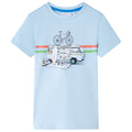 Vidaxl kindershirt 128 lichtblauw