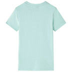 VidaXL Kindershirt 92 lichtmint