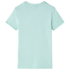 Vidaxl kindershirt 116 lichtmint