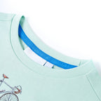 Vidaxl kindershirt 116 lichtmint