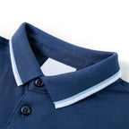 Vidaxl kinderpoloshirt 92 donkerblauw