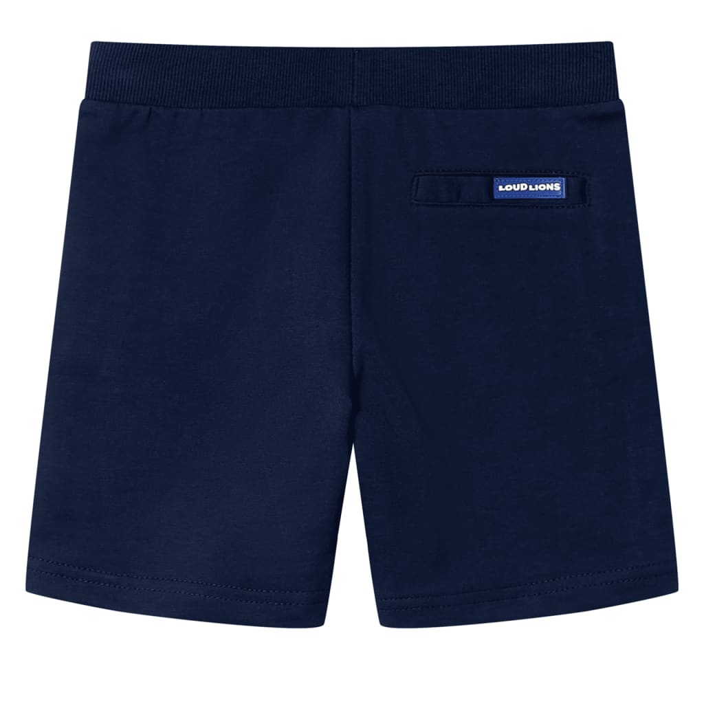 VidaXL Kindershort 104 marineblauw