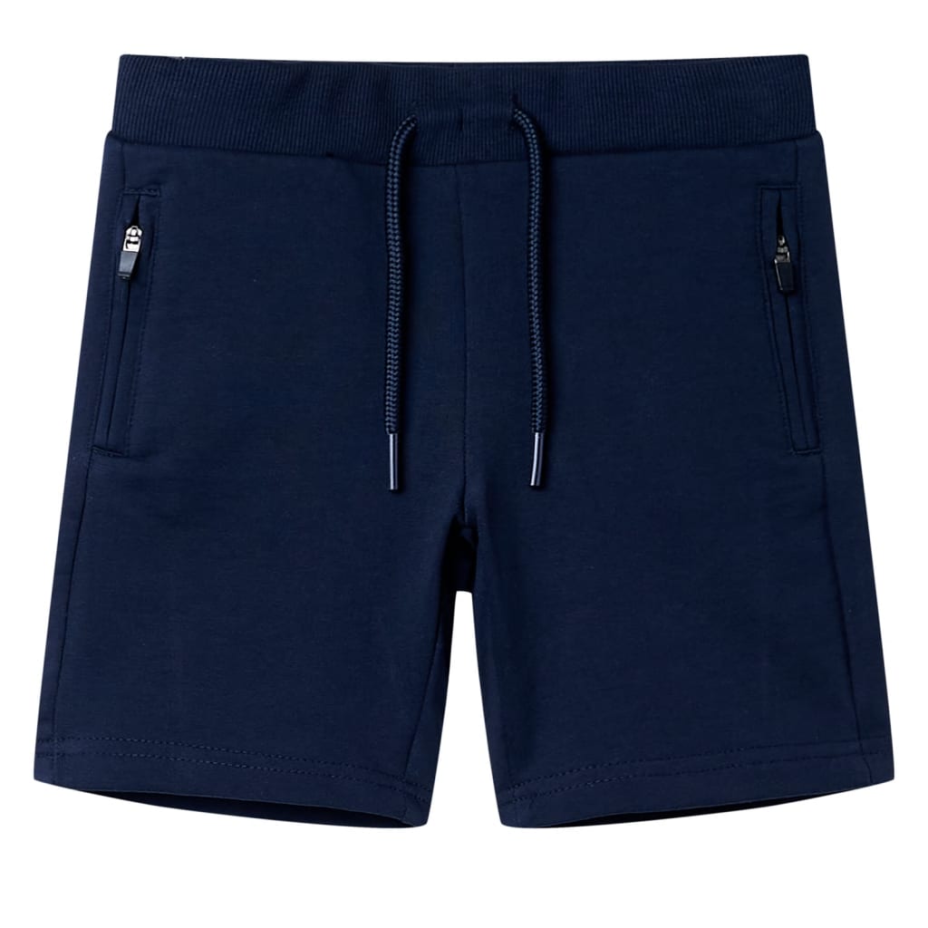 Vidaxl kindershort 128 marineblauw