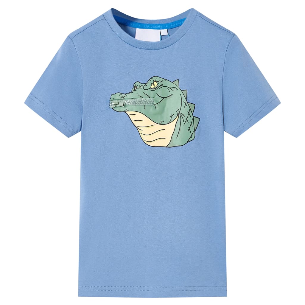 Vidaxl kindershirt 128 middenblauw