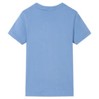 Vidaxl kindershirt 128 middenblauw
