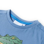 Vidaxl kindershirt 128 middenblauw