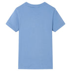 VidaXL Kindershirt 140 middenblauw