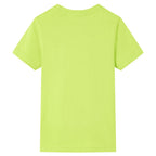 VidaXL Kindershirt 104 limoengroen