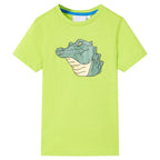 Vidaxl kindershirt 116 limoengroen