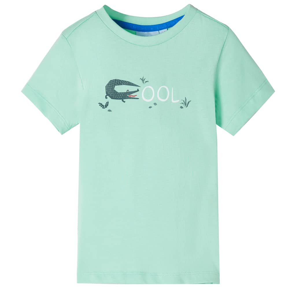 Vidaxl kindershirt met korte mouwen 116 lichtgroen